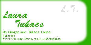 laura tukacs business card